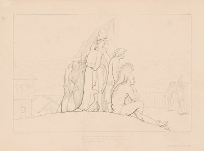 The Lovely Gertrude, Safe from Present Harm av Edward Webb, after George Elgar Hicks