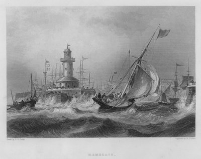 Ramsgate (gravyr) av Edward William (after) Cooke