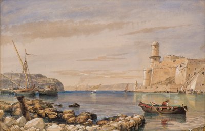 Fästning och hamn av Edward William Cooke