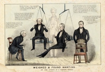 Weied und found wanting, utgiven av H R Robinson, New York, 1844 av Edward Williams Clay