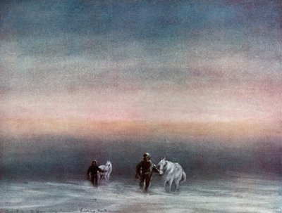Att träna ponnyerna, 1911, 1913. av Charles Edward Wilson