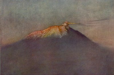 Mount Erebus, 1911, 1913 av Charles Edward Wilson