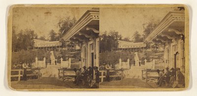 Cresson Mountain House. Beläget på en av de högsta topparna i Alleghenies...[Pennsylvania Central R.R.] av Edward and Henry T. Anthony and Co.