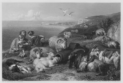 Peace, från bilden i Vernon Gallery (gravyr) av Edwin (after) Landseer