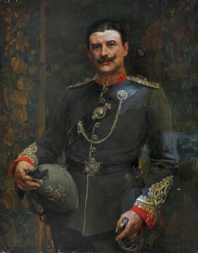 En officer i en volontärbataljon, Middlesex Regiment, 1904 ca. av Edwin Arthur Ward