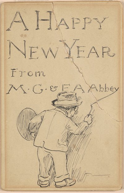 Ett gott nytt år av Edwin Austin Abbey