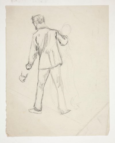 En manlig och en kvinnlig figur av Edwin Austin Abbey