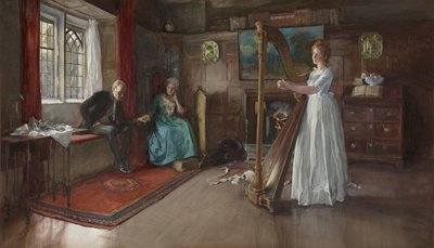 En gammal sång av Edwin Austin Abbey