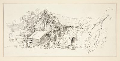 Arkitektstudie av Edwin Austin Abbey