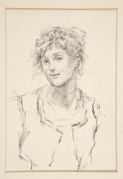 Audrey, illustration för Akt V, Scene i, As You Like It av Edwin Austin Abbey