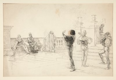 Balthazar sjunger: av Edwin Austin Abbey