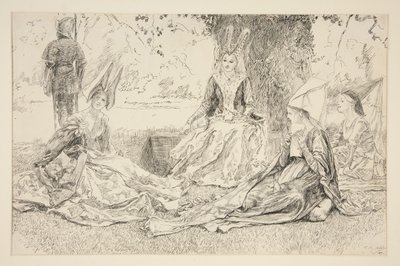 Före prinsessan av Edwin Austin Abbey