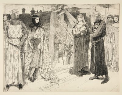 Inför murarna i Alger: av Edwin Austin Abbey