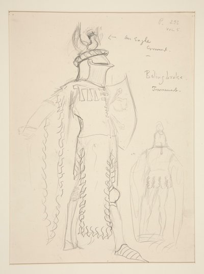Bolingbroke (turneringsscen), kostymskiss för Henry Irving av Edwin Austin Abbey