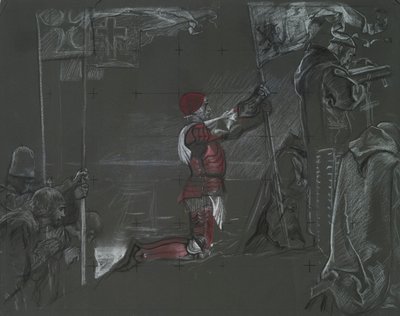 Columbus upptäcker den nya världen av Edwin Austin Abbey