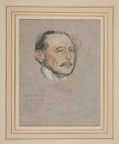 Kröning av Edward VII Porträtt: George Canning Harris, baron av Edwin Austin Abbey