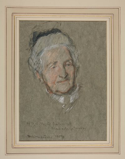 Kröning av Edward VII Porträtt: Storhertiginnan Mechlenburg-Strelitz av Edwin Austin Abbey