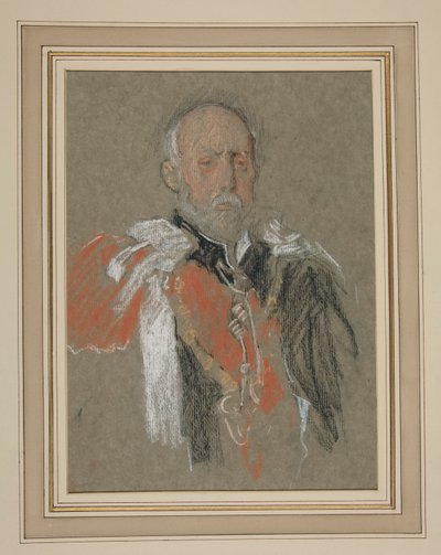 Kröning av Edward VII Porträtt: Prins Christian av Schleswig-Holstein av Edwin Austin Abbey