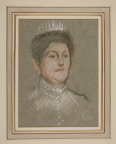 Kröning av Edward VII Porträtt: Prinsessan Beatrice av Battenberg av Edwin Austin Abbey