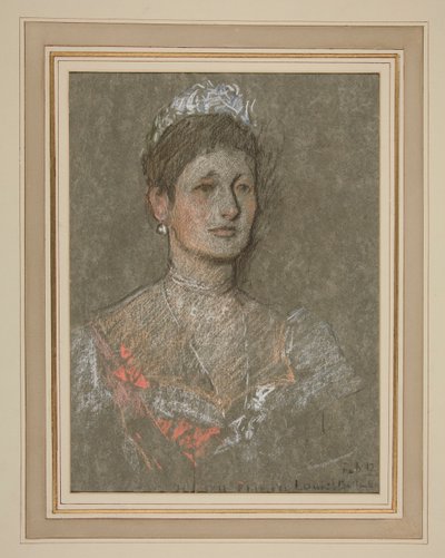 Kröning av Edward VII Porträtt: Prinsessan Louise av Battenberg av Edwin Austin Abbey