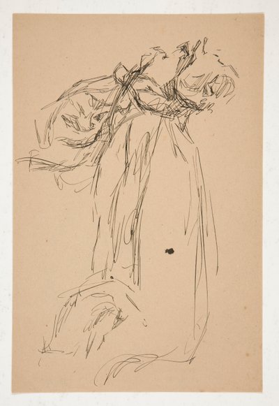 Draperistudie av Edwin Austin Abbey