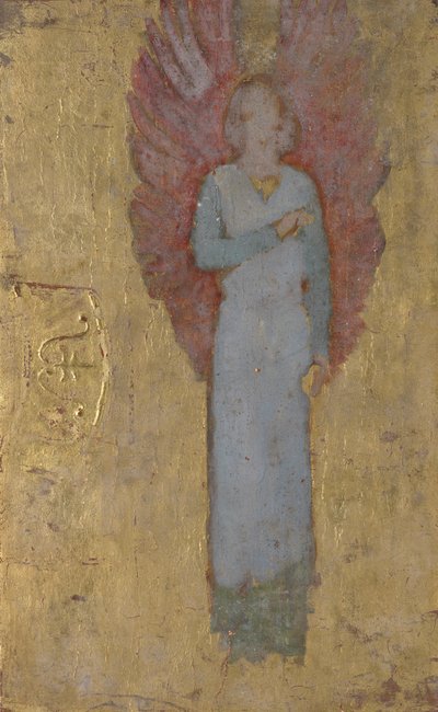 Figurstudie av en ängel av Edwin Austin Abbey