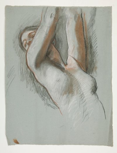 Figurstudie för av Edwin Austin Abbey