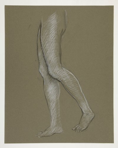 Figurstudie för av Edwin Austin Abbey