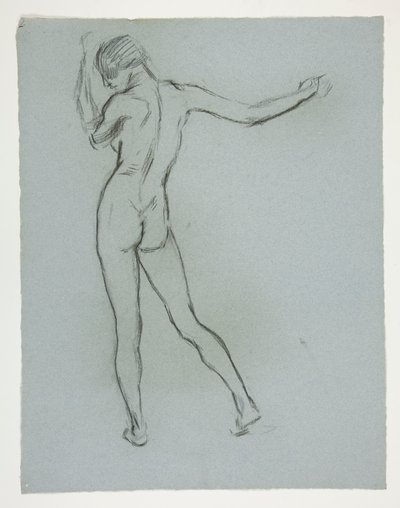 Figurstudie för av Edwin Austin Abbey