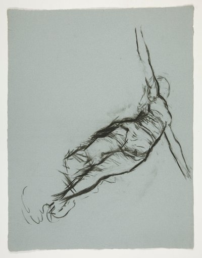 Figurstudie för av Edwin Austin Abbey