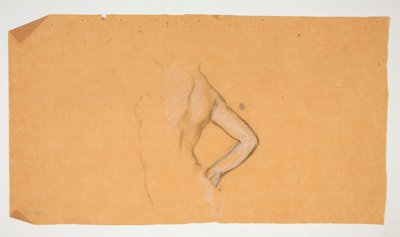 Figurstudie för väggmålning vid State Capitol-byggnaden i Harrisburg, Pennsylvania, 1902-1911 (slutförd av John Singer Sargent) av Edwin Austin Abbey