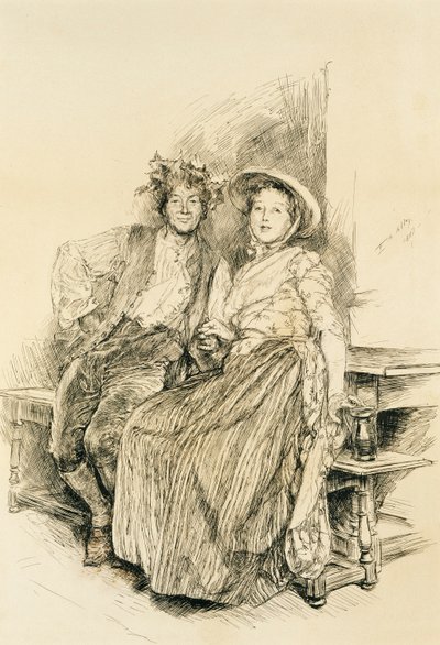 Skörda hem av Edwin Austin Abbey