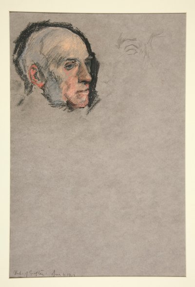 Chef för en man, Kröning av Edward VII porträtt av Edwin Austin Abbey