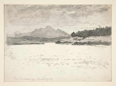 Höglandsscen av Edwin Austin Abbey