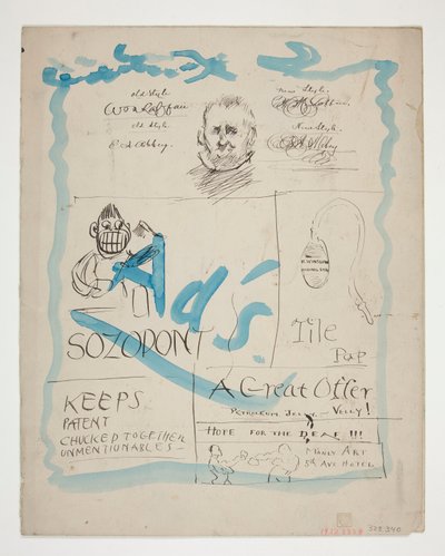 Illustration till tidningen The Tile Club? av Edwin Austin Abbey