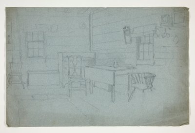 Interiörstudie av Edwin Austin Abbey