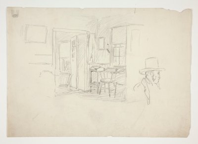 Interiörstudie av Edwin Austin Abbey