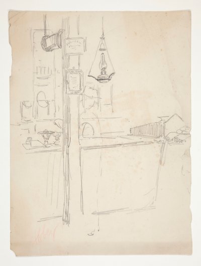 Interiörstudie av Edwin Austin Abbey