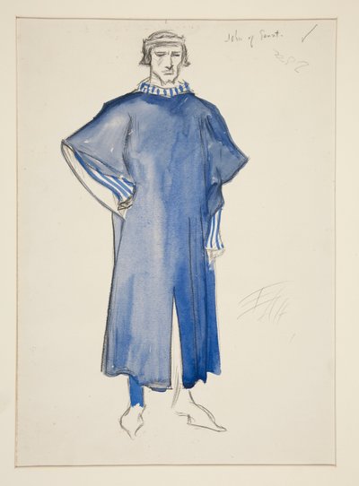 John of Gaunt, kostymskiss för Henry Irving av Edwin Austin Abbey
