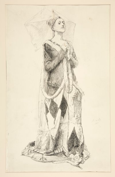 Lady Anne Nevill, från kung Richard III av Edwin Austin Abbey