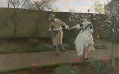 första maj morgon, 1890-94 av Edwin Austin Abbey