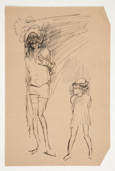 Förstudie för Kärlek av Edwin Austin Abbey