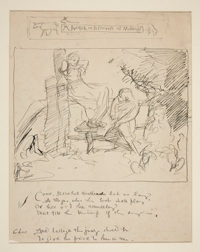 Skiss för en vers: av Edwin Austin Abbey