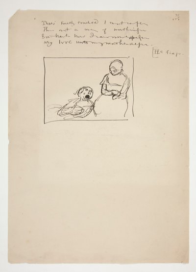 Studera för Herrick av Edwin Austin Abbey