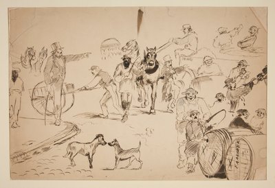 Gatubild av Edwin Austin Abbey