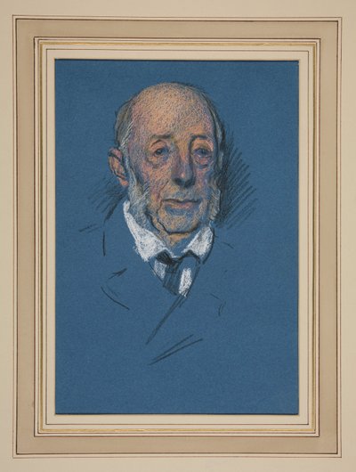 Studie. Äldre man för kröning av Edwin Austin Abbey