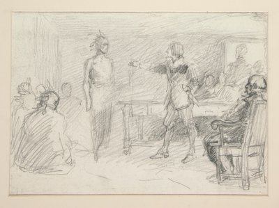 Studera inför av Edwin Austin Abbey