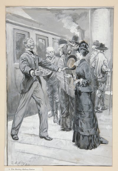 Studera inför av Edwin Austin Abbey