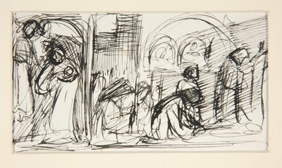 Studera inför av Edwin Austin Abbey