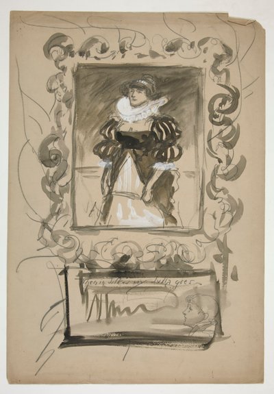 Studera inför av Edwin Austin Abbey